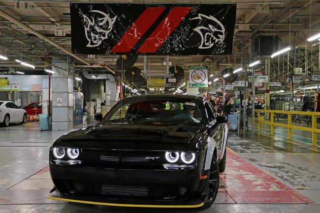 Dodge challenger demon le dernier exemplaire sort de l usine 