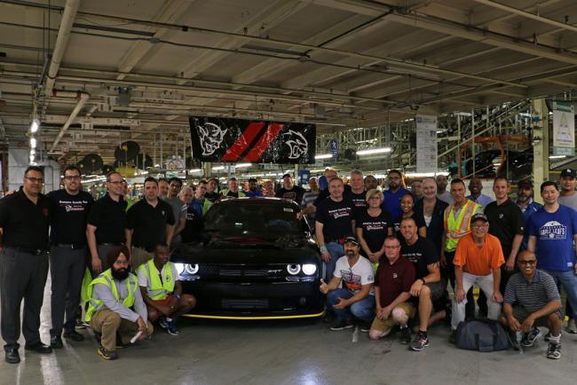 Dodge challenger demon le dernier exemplaire sort de l usine 