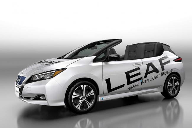 Nissan leaf cabriolet une belle celebration 