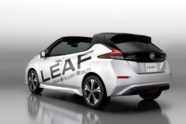 Nissan leaf cabriolet une belle celebration 