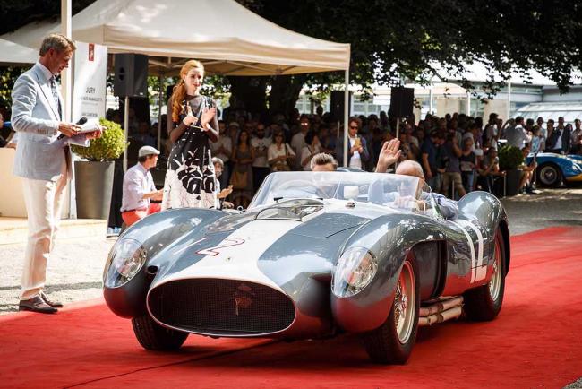 Villa d este le best of show pour une ferrari 335 s de 1958 