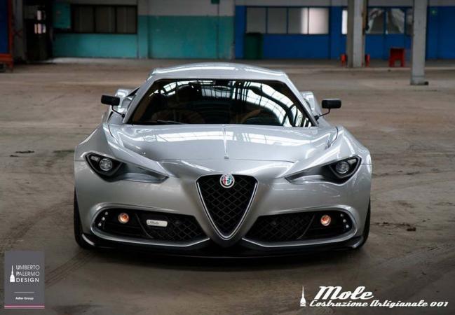 Alfa Romeo Mole Costruzione Artigianale 001 : la 4C sous stéroïdes