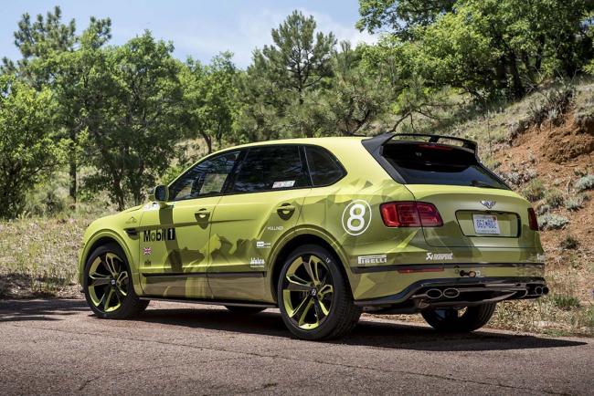 Bentley bentayga pikes peak un record et une serie limitee 