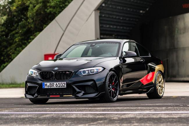 Bmw derrière la Mannschaft avec une M2 Competition unique