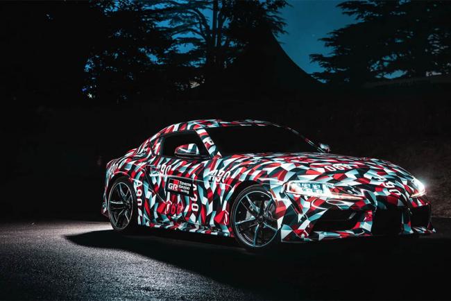 Toyota supra premiers tours de roues a goodwood 