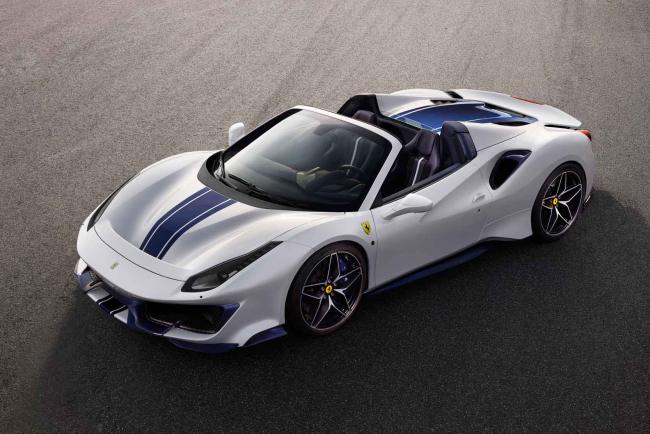 Ferrari 488 pista spider 720 chevaux a maitriser 