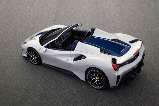 Ferrari 488 pista spider 720 chevaux a maitriser 