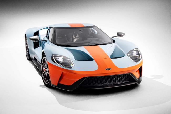 Ford gt heritage edition pour celebrer les victoires au mans 