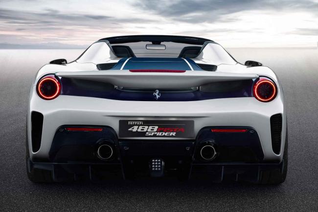 Ferrari 488 pista spider 720 chevaux a maitriser 