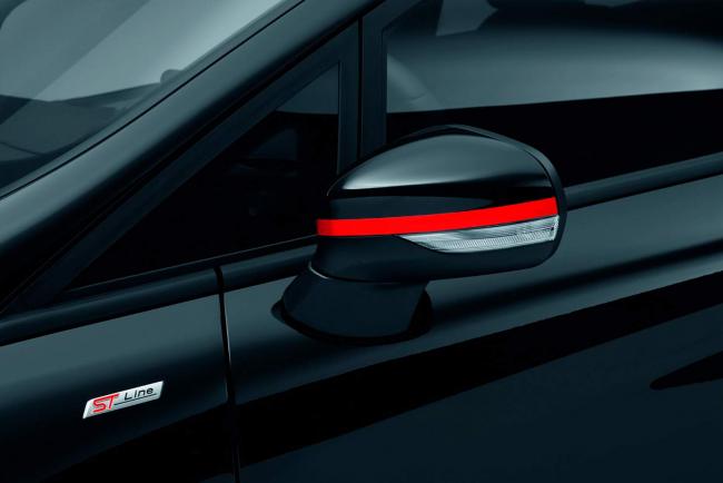 La ford fiesta st line soffre une edition rouge et noir 