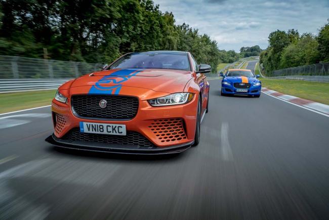 Jaguar xe svr project 8 le nouveau taxi du nurburgring 