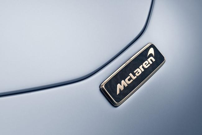 Mclaren speedtail des badges en or blanc tailles au laser 