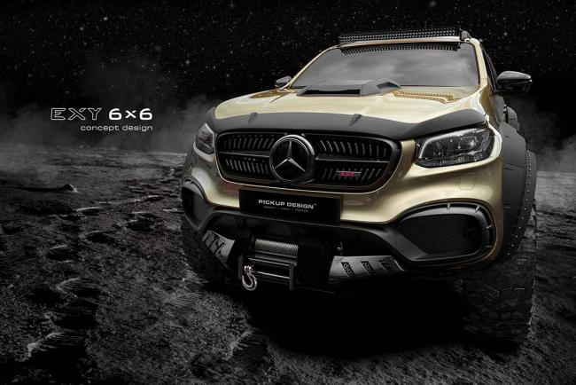 Carlex design imagine le mercedes classe x 6x6 