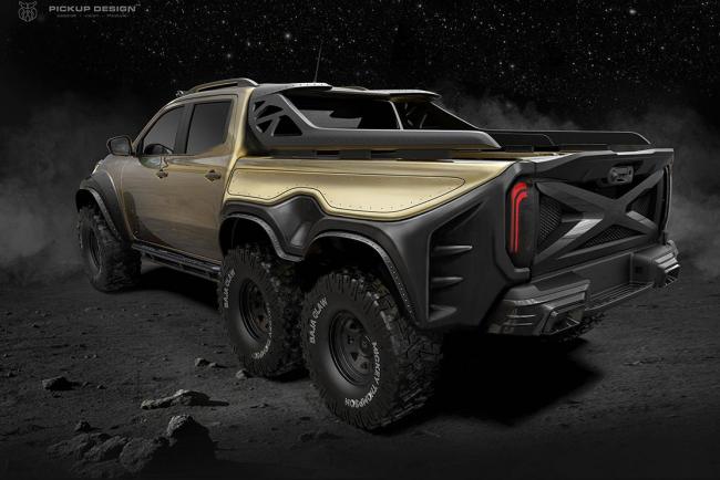 Carlex design imagine le mercedes classe x 6x6 