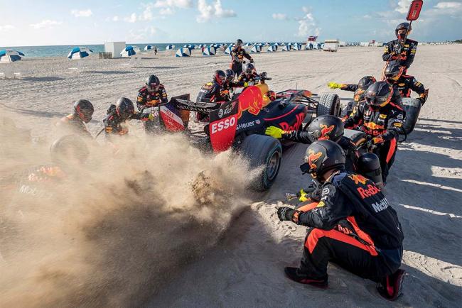 Du colorado a miami en formule 1 red bull 