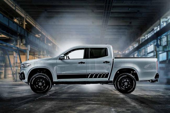 Mercedes classe xsup2 des couleurs excentriques et un pack off road au programme 