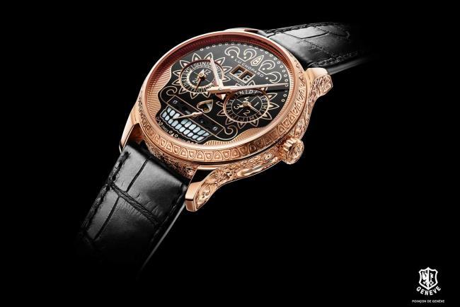 Montre chopard l u c perpetual t spirit of la santa muerte 