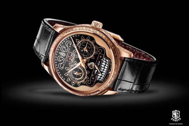 Montre chopard l u c perpetual t spirit of la santa muerte 