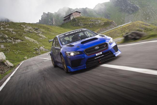 Subaru wrx sti type ra un record sur la transfagarasan 