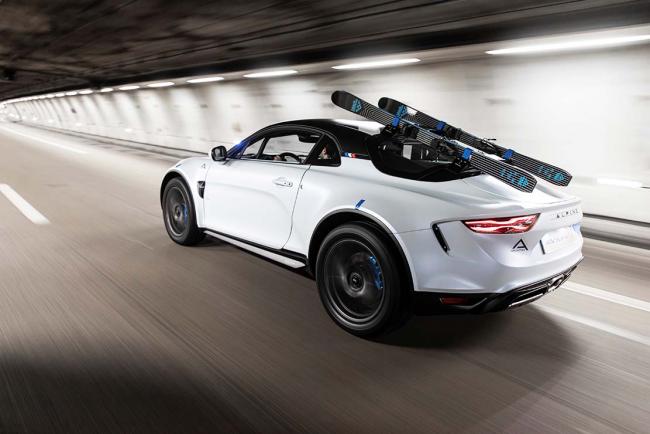 Alpine A110 SportsX : une version tout chemins et 4x4 ?