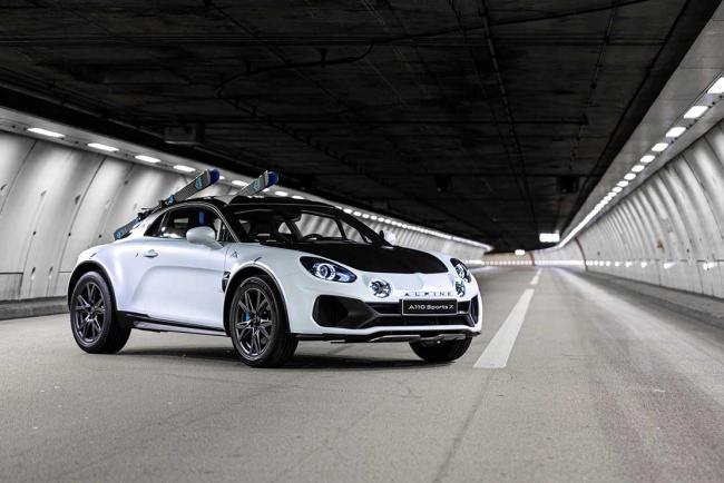 Alpine A110 SportsX : une version tout chemins et 4x4 ?