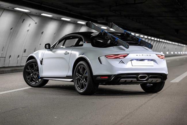 Alpine A110 SportsX : une version tout chemins et 4x4 ?