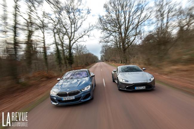 Comparatif Aston Martin Vantage et BMW M850i : le cœur a ses raisons…
