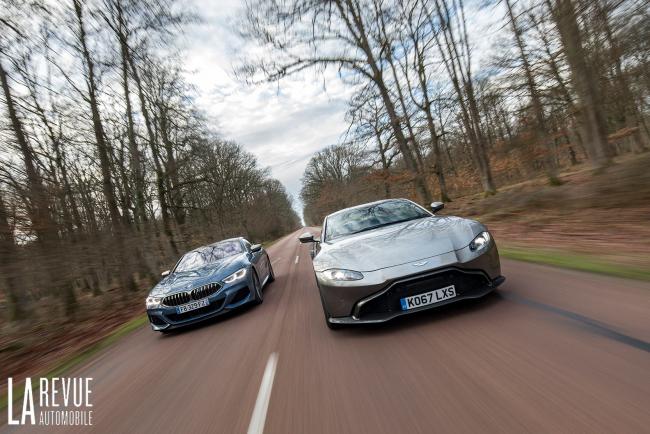 Comparatif Aston Martin Vantage et BMW M850i : le cœur a ses raisons…