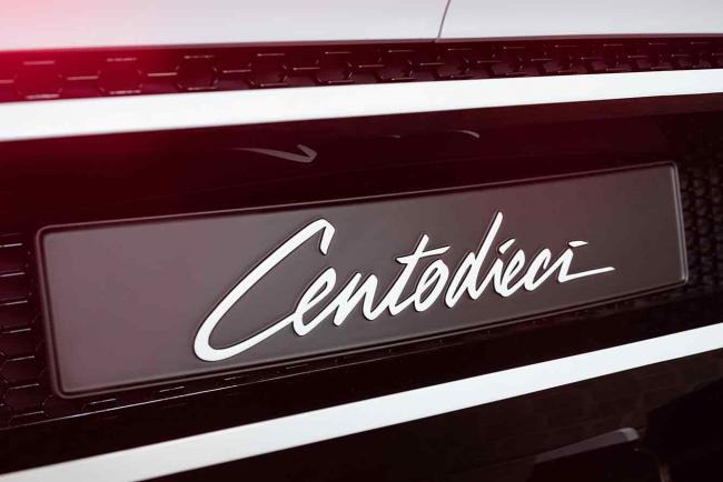 Bugatti Centodieci : 1 600 chevaux pour 8 millions HT