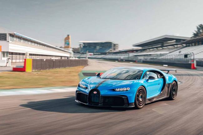 Galerie Bugatti Chiron Pur Sport : tours d’essai sur le circuit d'Hockenheim