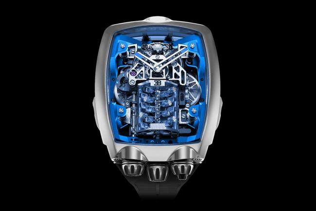 Bugatti Chiron Tourbillon, la 1re montre à moteur W16 !