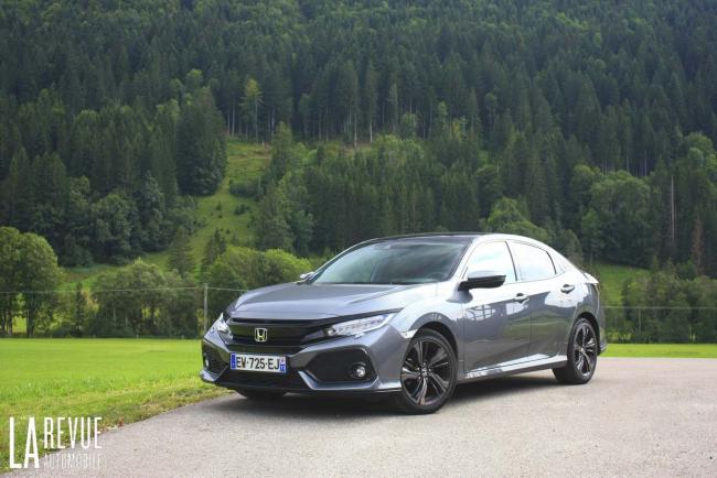 Essai Honda Civic X 1 litre CVT : sur la route des vacances