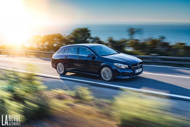 Mercedes cla 2017 coupe et shooting brake 