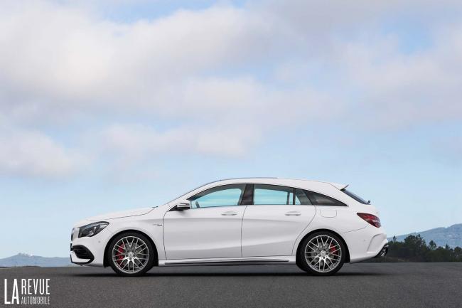 Mercedes cla 45 amg les nouvelles coupe et shooting brake 