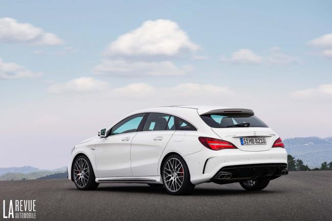 Mercedes cla 45 amg les nouvelles coupe et shooting brake 