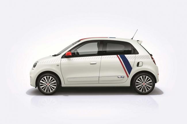 Renault Twingo le coq sportif : la Twingo en mode bleu-blanc-rouge !