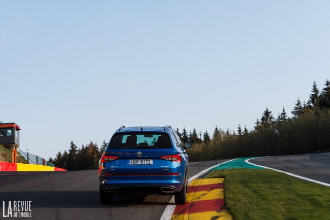 Essai Skoda Kodiaq RS : un nouveau menu sur l’Eau Rouge ?