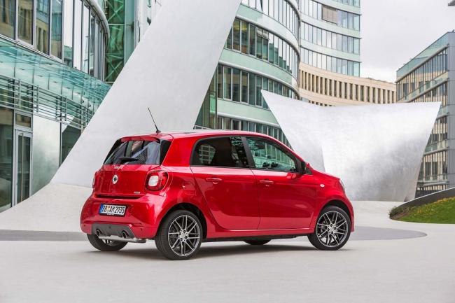 Smart fortwo et forfour brabus a partir de 19 350 et 20 250 euros 