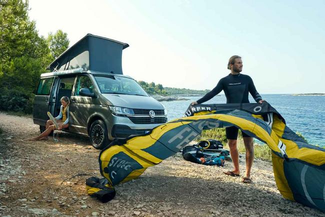 Volkswagen California 6.1, une cuisine dans ma Beach