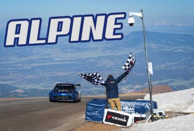 Image principale de l'actu: Alpine A110 Pikes Peak : un chrono record et deux podiums !