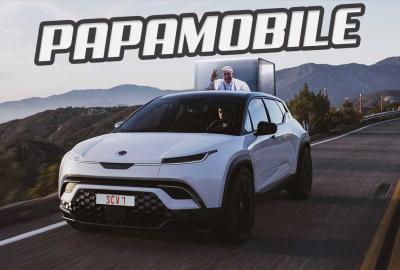 Image principale de l'actu: Habemus Papamobile ! Et c'est le Fisker Ocean, un SUV électrique.