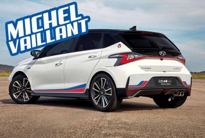 Image principale de l'actu: La Hyundai i20 N Line se conjugue avec Michel Vaillant