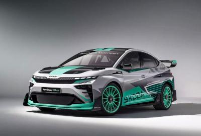 Image principale de l'actu: Le concept Skoda Enyaq RS Race revient avec plus de gnac et encore plus allégé !
