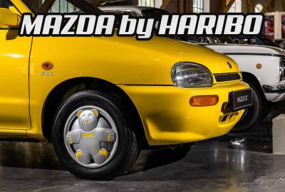 Image principale de l'actu: Mazda 121 "Goldy" : Façonnée pour Haribo et ses bonbons, Gold Bears
