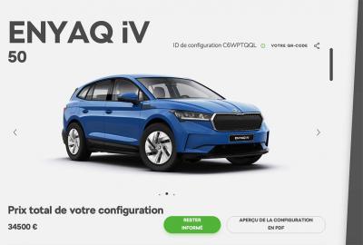 Image principale de l'actu: SKODA Enyaq iV 50 : l’électrique à petit prix. Est-ce une bonne affaire ?