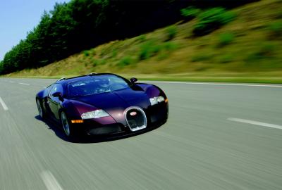 Bugatti veyron au dessus de la barre des 400 km h 