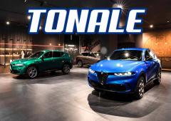 Lien vers l'atcualité Alfa Romeo pose sa Tonale à Milan dans son flagship store