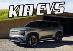 Lien vers l'atcualité Après EV9, Kia dévoile l’EV5 et en profite pour valider le style des modèles futurs… ?