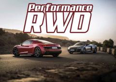 Lien vers l'atcualité Audi R8 V10 performance RWD : elle grimpe !