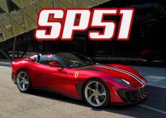 Lien vers l'atcualité Ferrari SP51 : la « der » est une 812 GTS roadster